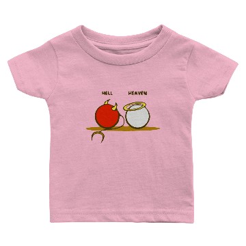 Discover Heaven and Hell Baby T-shirts