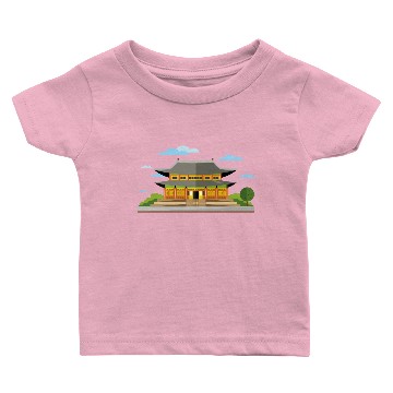 Discover Korean Temple Baby T-shirts