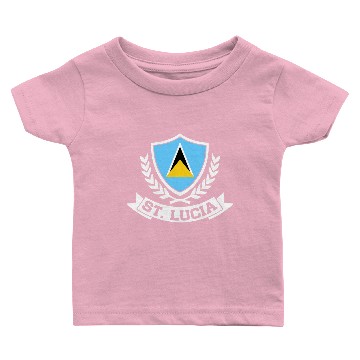 Discover St. Lucia Baby T-shirts