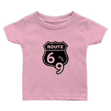 Discover Route 66 Hell Highway 69 Baby T-shirts