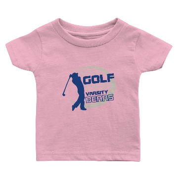 Discover Adams High School Golf Team Varsity Bears Baby T-shirts