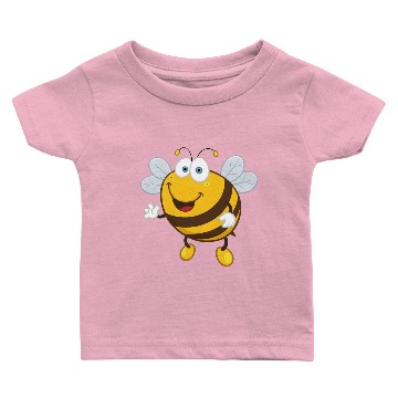 Discover Cool bee insect smiles wildlife Baby T-shirts
