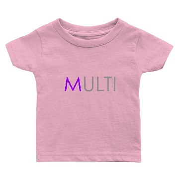 Discover MULTI Logo, purple M Baby T-shirts