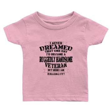 Discover Grumpy Old Veteran Baby T-shirts