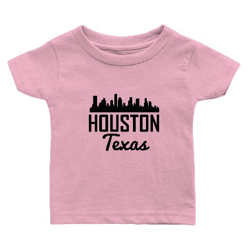 Discover Houston Texas Skyline Baby T-shirts