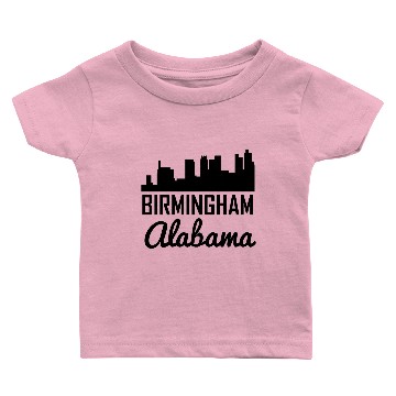 Discover Birmingham Albm Skyline Baby T-shirts