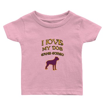 Discover I LOVE MY DOG Cane Corso Baby T-shirts