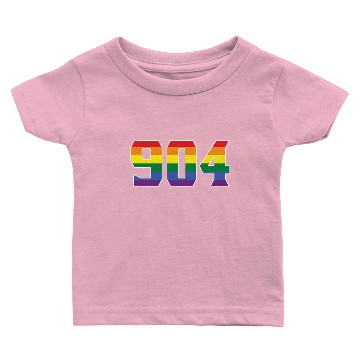 Discover Gay Pride 904 Jacksonville Area Code Baby T-shirts
