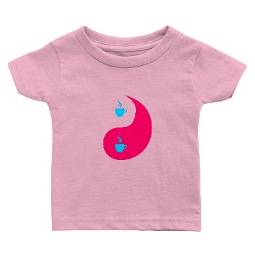 Discover Coffee Ying Yang Baby T-shirts