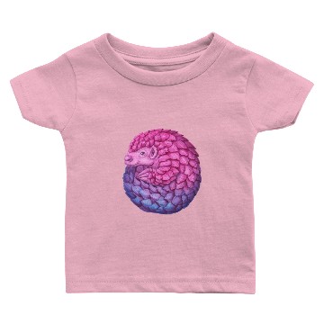 Discover Fantasy Animal Purple-Pink Baby T-shirts