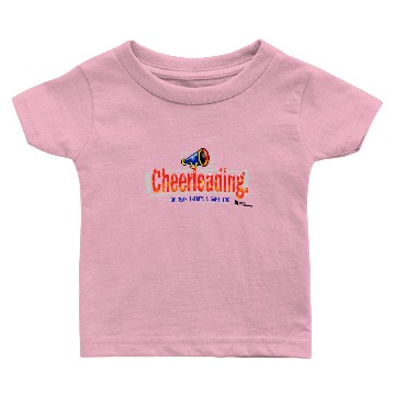 Discover Cheerleading Oh Yeah There s A Game Too Baby T-shirts