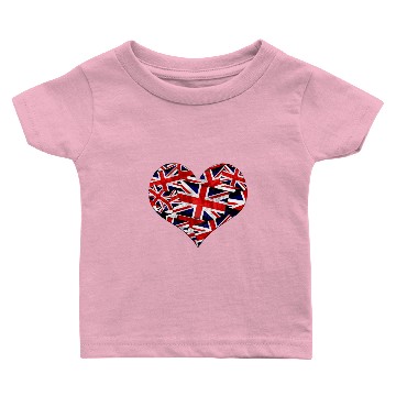 Discover Union Jack British Flag Baby T-shirts