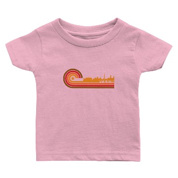 Discover Retro Style Washington DC Skyline Baby T-shirts