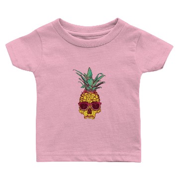 Discover Cool Pineapple Skull Baby T-shirts