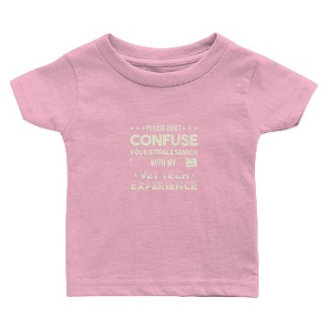 Discover Please don't confuse your google search Baby T-shirts