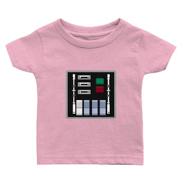 Discover Darth Vader Control Panel - A New Hope Baby T-shirts