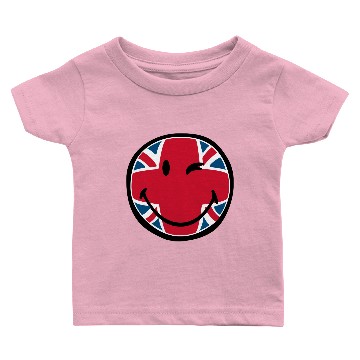 Discover SmileyWorld Union Jack Smiley Baby T-shirts