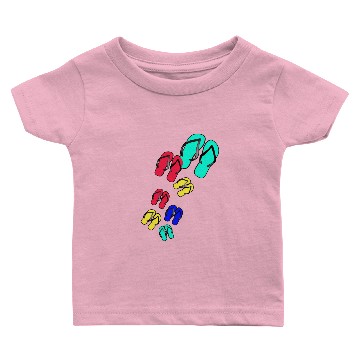 Discover Flip Flops Baby T-shirts