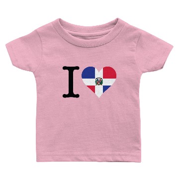 Discover I Love The Dominican Republic Baby T-shirts