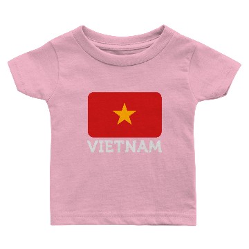 Discover National Flag Of Vietnam Baby T-shirts