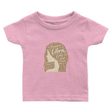 Discover Libra Zodiac Typography Baby T-shirts