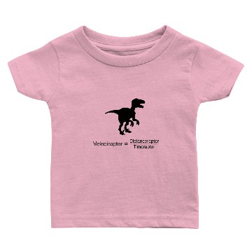 Discover velociraptor equation Baby T-shirts