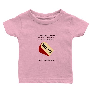 Discover Cheesy Constitution Baby T-shirts