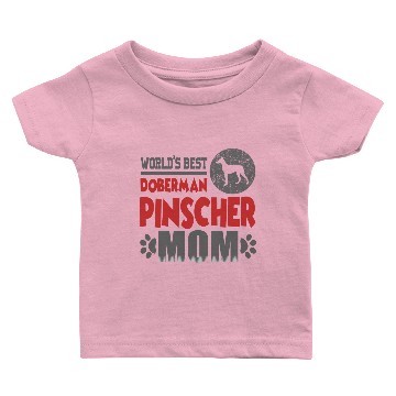 Discover DOBERMAN MOM .png Baby T-shirts