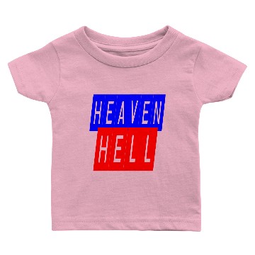 Discover heaven hell Baby T-shirts