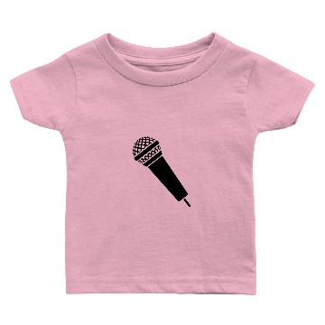 Discover Microphone Illustration Baby T-shirts