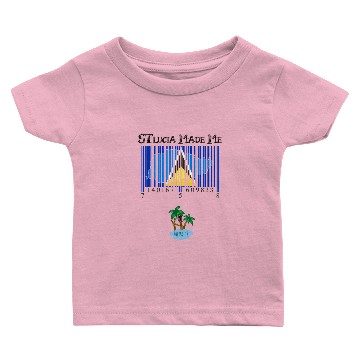 Discover St Lucia made me Baby T-shirts