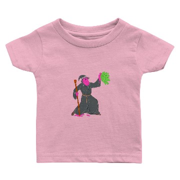 Discover Wizard Casting Spell Grime Art Baby T-shirts