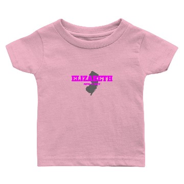 Discover NEW JERSEY ELIZABETH US STATE EDITION PINK Baby T-shirts
