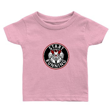 Discover Scary Clown Start Running Baby T-shirts