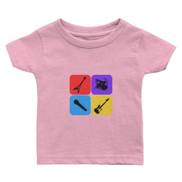 Discover Rock Band Baby T-shirts