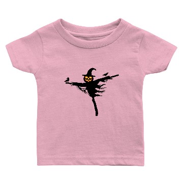 Discover Halloween scarecrow bugaboo vector image cartoon Baby T-shirts