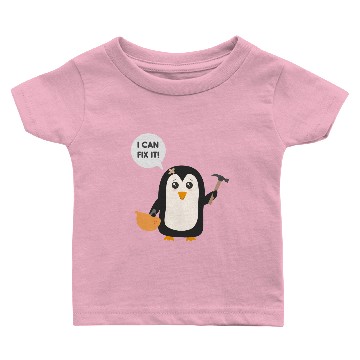 Discover Construction worker Penguin Baby T-shirts