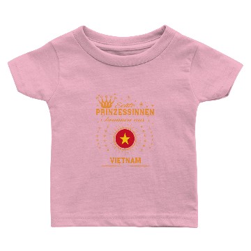 Discover Geschenk Prinzessinnen kommen VIETNAM Baby T-shirts