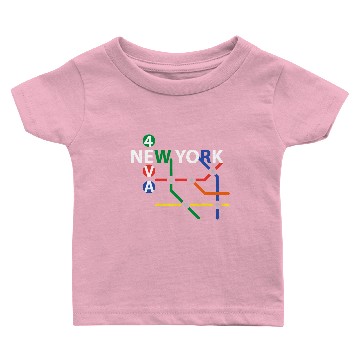 Discover NYC subway Baby T-shirts gift