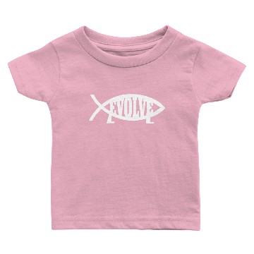 Discover EVOLVE Baby T-shirts SMALL funny evolution science athei