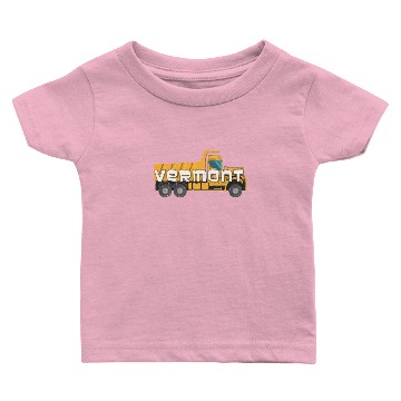 Discover Construction Trucks Vermont Big Dump Truck Baby T-shirts