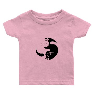 Discover YING YANG CAT Baby T-shirts