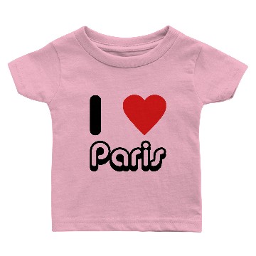 Discover I Love Paris Baby T-shirts