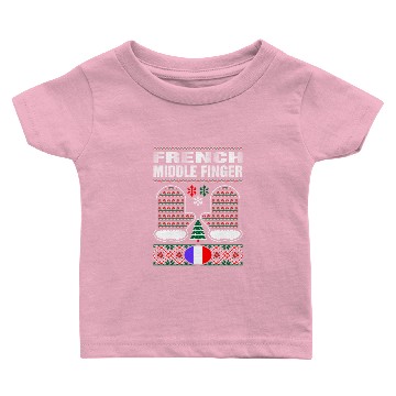 Discover French Middle Finger Baby T-shirts