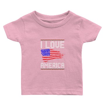 Discover I Love America Baby T-shirts