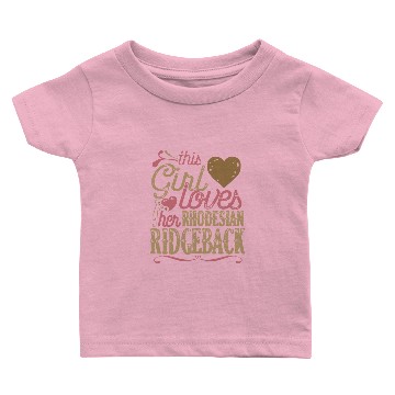 Discover Rhodesian Ridgeback Dog Baby T-shirts Gift Dogs