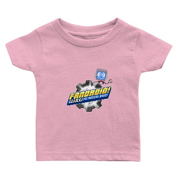 Discover Fandroid Logo with Waving Fandroid Baby T-shirts