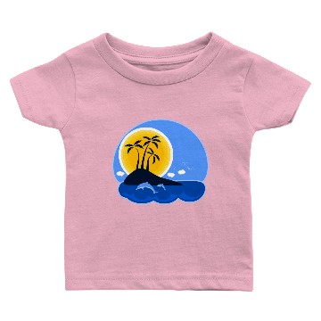 Discover Tropical Beach Baby T-shirts
