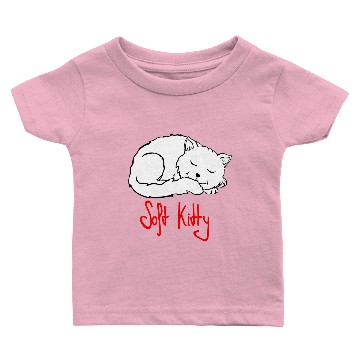 Discover soft kitty Baby T-shirts