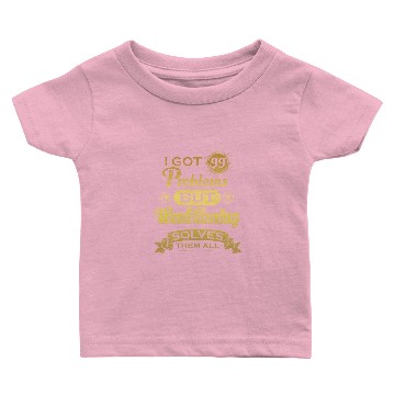 Discover i got 99 problems solved probleme Wood Carving Baby T-shirts